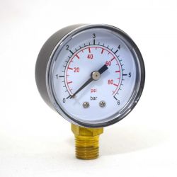 Manomètre pour la mesure de pression  Compresseur ou canalisation - EM  Distribution