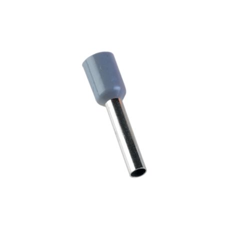 Embout de câblage simple gris 2.5mm² - sachet de 100 pcs