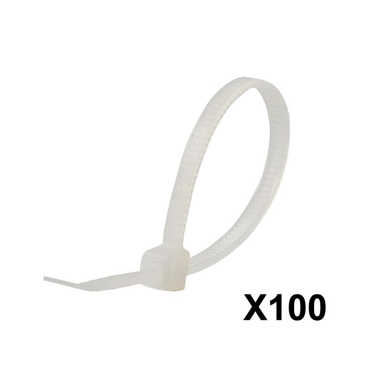 Collier de serrage Ø 100 mm avec bouton papillon - 5 pièces