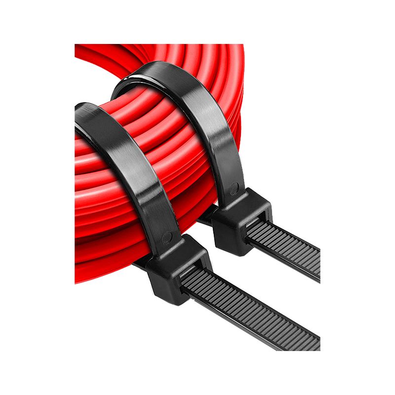 Collier pour passage de câbles électriques en nylon - couleur noir - lot de  10 pièces