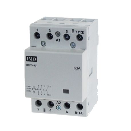 Contacteur domestique modulaire AC 4P 40 ampères 4NO 220V - AliExpress