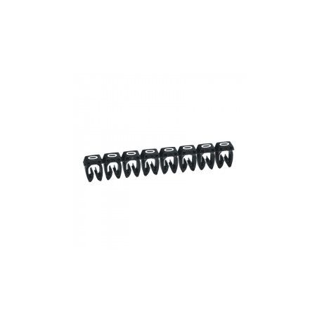 Boite de 512 repères CME 2 pour fils 1.5mm² à 2.5mm² - marquage chiffre 0 noir