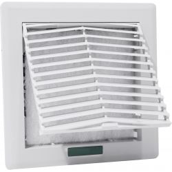 Grille de ventilation avec filtre amovible 110x110mm IP54 pour coffret/armoire électrique