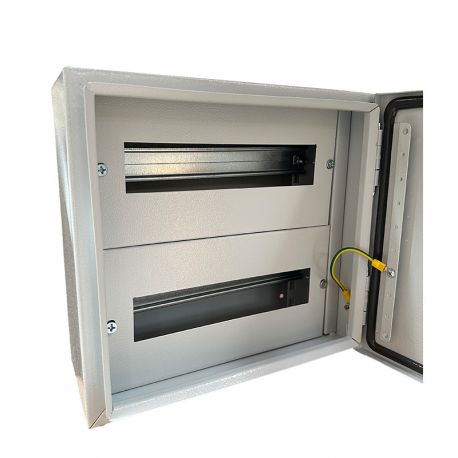 Armoire électrique métallique 24 modules 300x320x150mm étanche IP54 - avec rail DIN