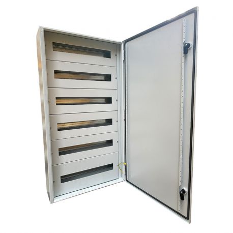 Armoire électrique métallique 120 modules (5x20) 950x500x175mm étanche IP54 - avec rail DIN