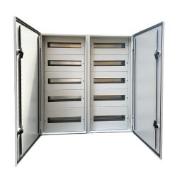 Armoire électrique métallique 150 modules (10x15) 800x750x200mm étanche IP54 - avec rail DIN