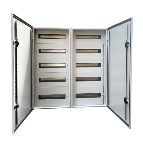 Armoire électrique métallique 150 modules (10x15) 800x750x200mm étanche IP54 - avec rail DIN