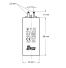 Condensateur 9,5µF - Ø30x68mm - pour moteur de volet roulant Cosses 2.8 mm - Somfy 203619A