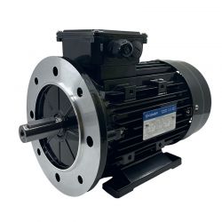 Moteur Électrique Triphasé 0.55kW/0.75CV, 750Tr/min, 230/400V, B35, HA90, IE3, Alu - CEMER