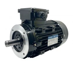 Moteur Électrique Triphasé 1.5kW/2CV, 3000Tr/min, 230/400V, B14, HA90, IE3, Alu - CEMER