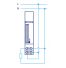 SMT961C Horloge modulaire journalière 24H analogique - 220VAC - plage de 15min - 1 module - IMO