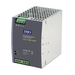 LPS348024DC - Alimentation stabilisé à découpage 380Vac/24Vcc 20A 480W - autoprotégée - LPS IMO