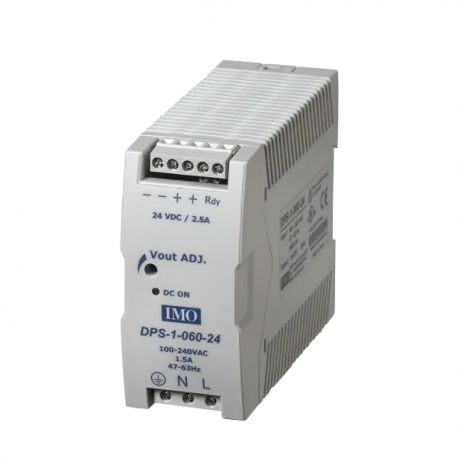 DPS106024DC Alimentation courant continu 60W 2.5A 220Vac/24Vcc - autoprotégée - DPS IMO