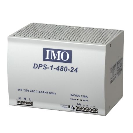 DPS148024DC Alimentation courant continu 480W 20A 220Vac/24Vcc - autoprotégée - DPS IMO