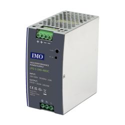 Alimentation à découpage 240W, 48VDC, 5A, autoprotégée, Montage rail DIN - LPS124048DC IMO