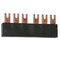 Peigne tripolaire pour 2 disjoncteurs moteurs - 63A - pas 45 mm - C432S2 IMO