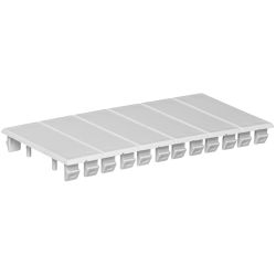 TA1300B Obturateur pour tableau électrique - 6 modules - Blanc - SOLERA