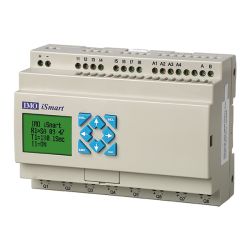 Automate iSmart V3 24Vcc - IHM - 20 E/S - 8/12 Di et 4 Ana - 8 sorties relais + Modbus RS485