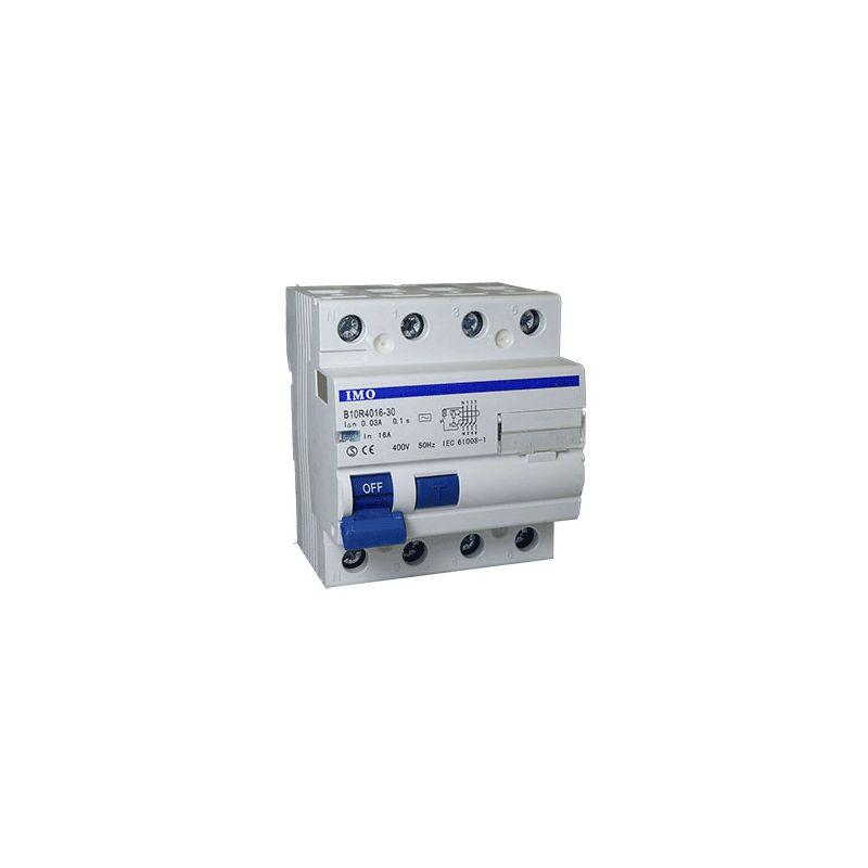 interrupteur différentiel tétrapolaire 4 pôles 40A type AC 400V