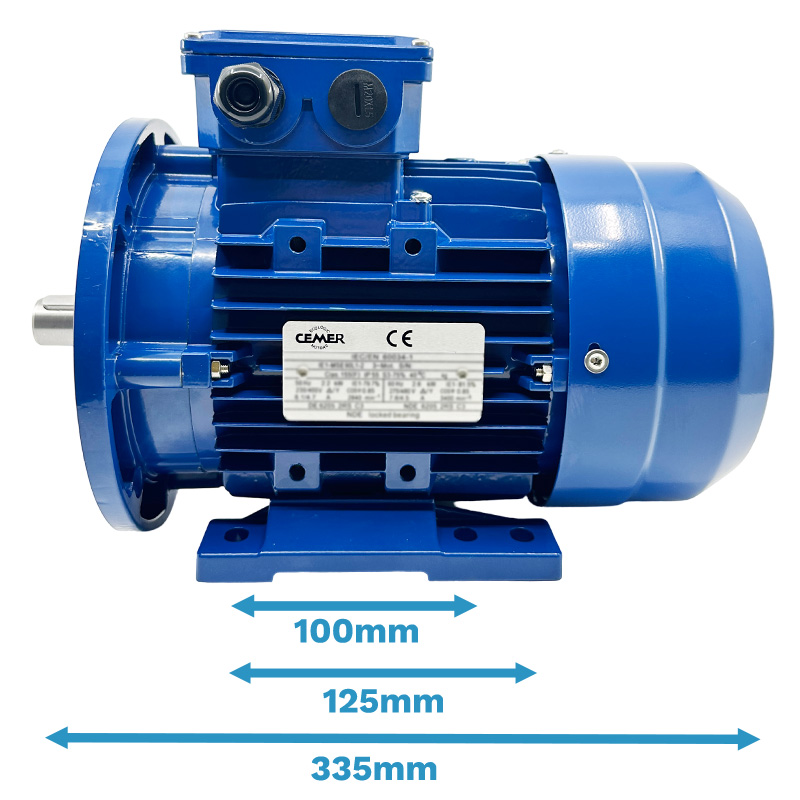 dimensions carcasse moteur côté